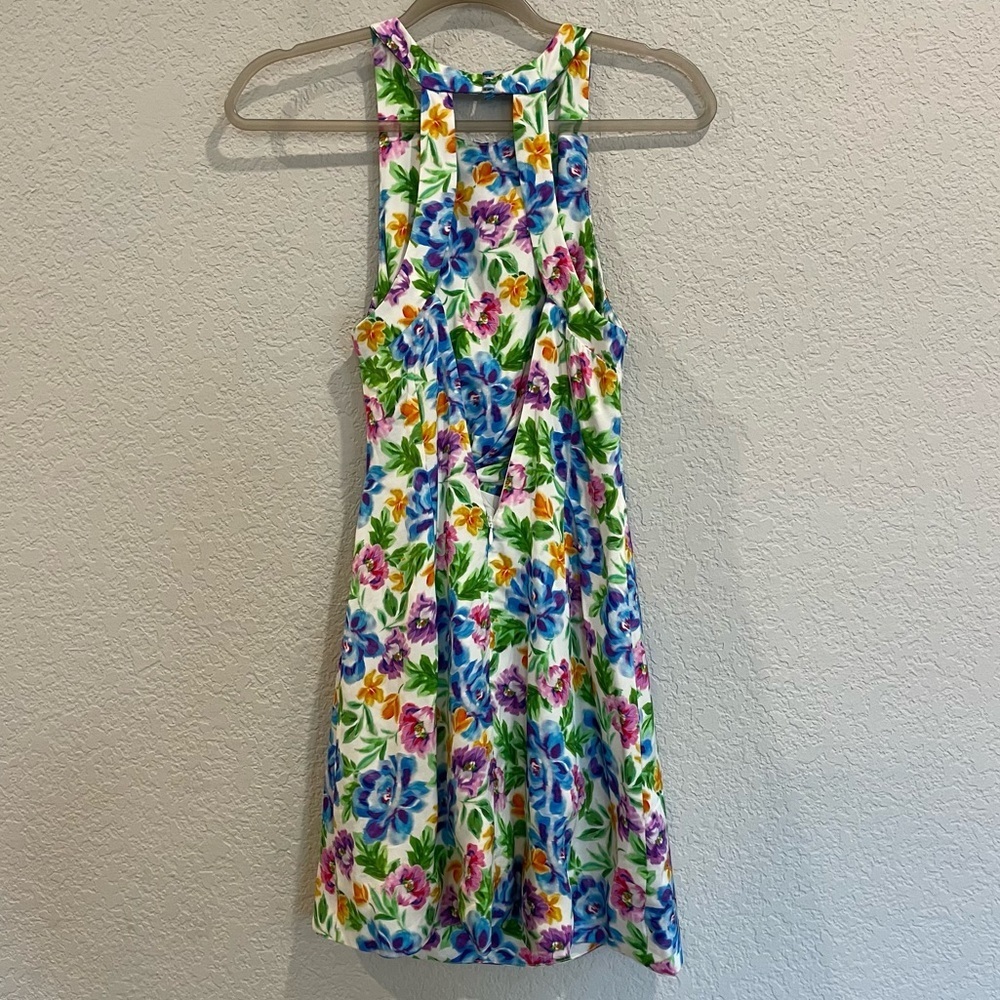 For Love and Lemons Lucy Mini Dress - Floral Print with a Cutout - Picture 10 of 11